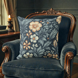 William Morris geïnspireerde botanische stijlpatro Kussen