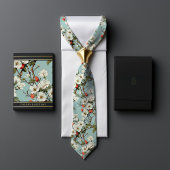 William Morris-geïnspireerde Cherry Blossom Bloeme Stropdas