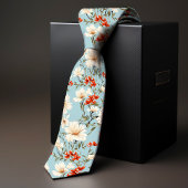 William Morris-geïnspireerde Cherry Blossom Bloeme Stropdas