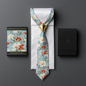 William Morris-geïnspireerde Cherry Blossom Bloeme Stropdas