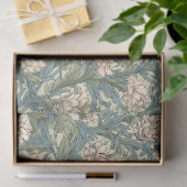 William Morris geïnspireerde crème pastel groene s Tissuepapier (Geschenk)