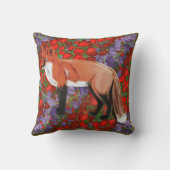 William Morris geïnspireerde Fox Kussen (Achterkant)
