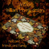 William Morris Gepersonaliseerd Autumn Gardener Deurmat