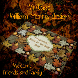 William Morris Gepersonaliseerd Autumn Gardener Deurmat