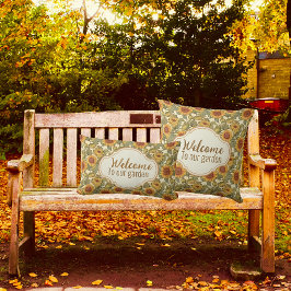 William Morris Gepersonaliseerde Autumn Zonnebloem Buitenkussen