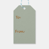 WILLIAM MORRIS GIFT LABEL CUSTOM INITIAAL CADEAULABEL (Achterkant)