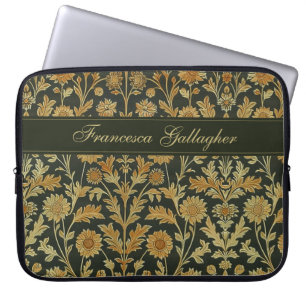  William Morris Gold Floral Laptop Sleeve