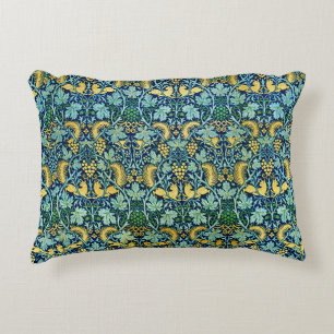 William Morris Gold Green Blue Accent Kussen