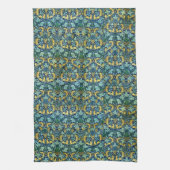 William Morris  Gold Green Blue Theedoek (Verticaal)