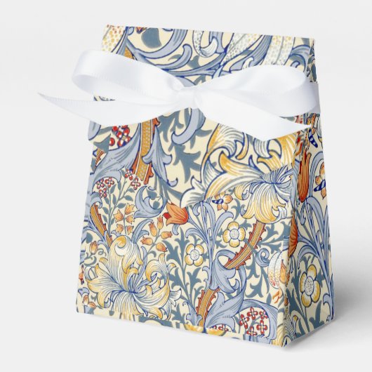 William Morris Gold Lily Favor Box Bedankdoosjes (Voorkant Zijde)