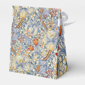 William Morris Gold Lily Favor Box Bedankdoosjes (Achterkant)