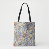 William Morris Gold Lily Victoriaanse Behang Tote Bag (Voorkant)