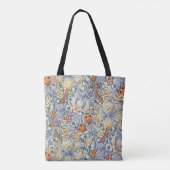 William Morris Gold Lily Victoriaanse Behang Tote Bag (Achterkant)