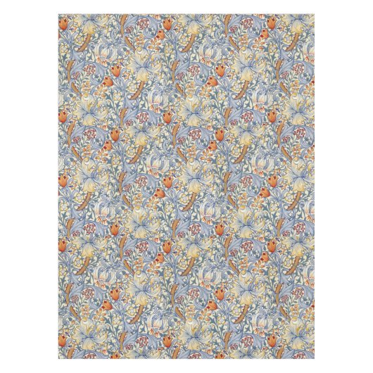 William Morris Gold Lily Victorian Botanical Tafelkleed (Voorkant)