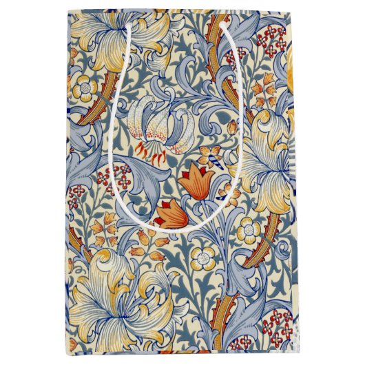 William Morris Gold Lily Victorian Wallpaper Medium Cadeauzakje (Voorkant)