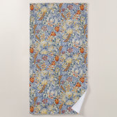 William Morris Gold Lily Victorian Wallpaper Strandlaken (Voorkant)