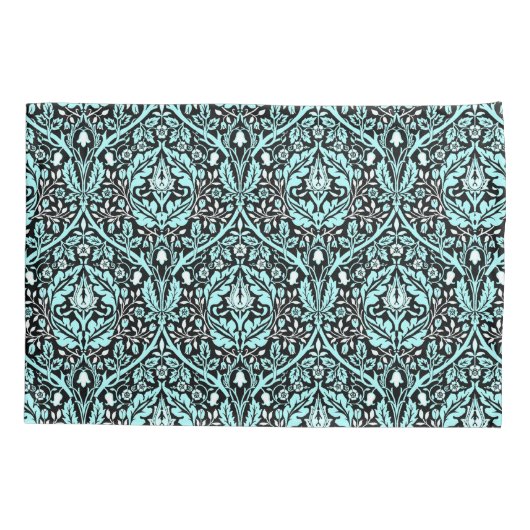 William Morris Golden Bough in blauwe tinten Kussensloop (Achterkant)