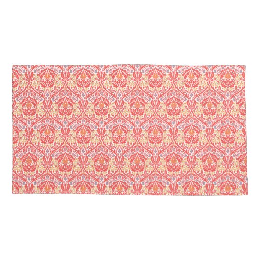 William Morris Golden Bough in het rood Kussensloop (Achterkant)