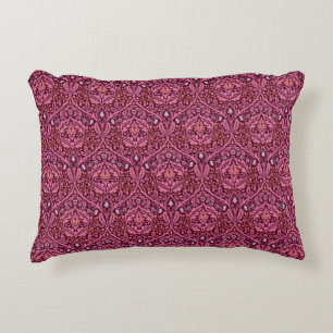 William Morris Golden Bough in Plum Accent Kussen