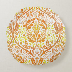 William Morris Golden Bough Oranje Bloemrijke Kuns Rond Kussen