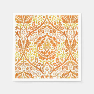 William Morris Golden Bough Oranje Bloemrijke Kuns Servet