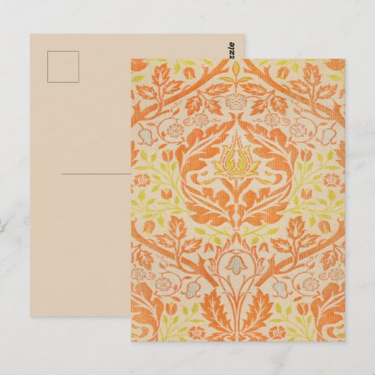 William Morris Golden Bough Patroon Vintage Kunst Briefkaart (Voorkant / Achterkant)
