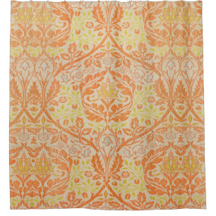 William Morris Golden Bough Patroon Vintage Kunst Douchegordijn