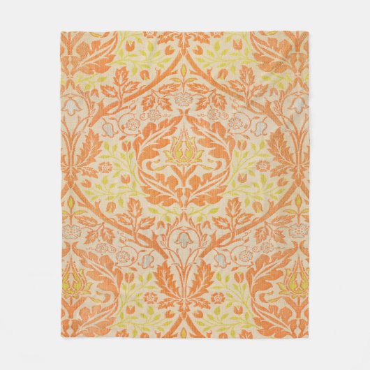 William Morris Golden Bough Patroon Vintage Kunst Fleece Deken (Voorkant)