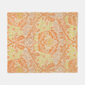 William Morris Golden Bough Patroon Vintage Kunst Fleece Deken (Voorkant (Horizontaal))