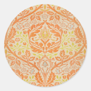 William Morris Golden Bough Patroon Vintage Kunst Ronde Sticker