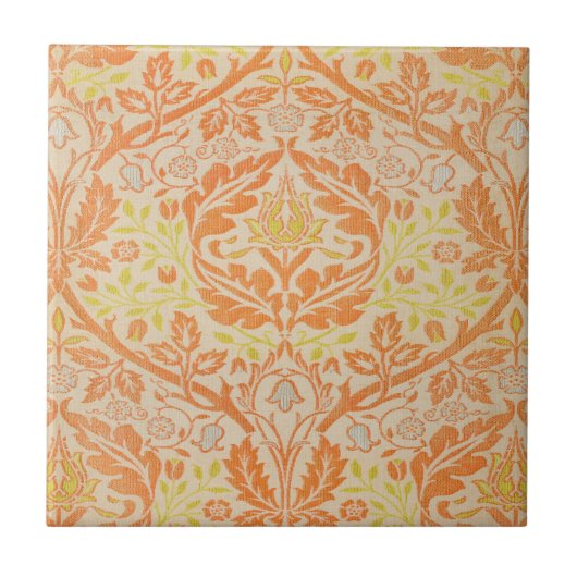William Morris Golden Bough Patroon Vintage Kunst Tegeltje (Voorkant)