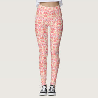 William Morris Golden Bough Red Fleece Deken Leggings