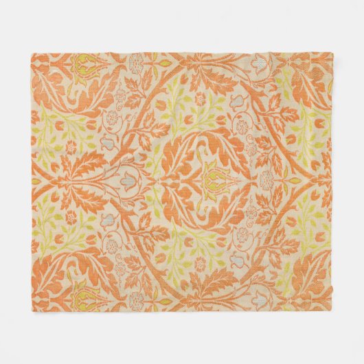 William Morris Golden Bough Tapestry Pattern Fleece Deken (Voorkant (Horizontaal))