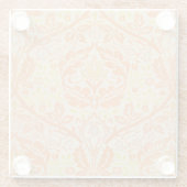 William Morris Golden Bough Tapestry Pattern Glazen Onderzetter (Achterkant)