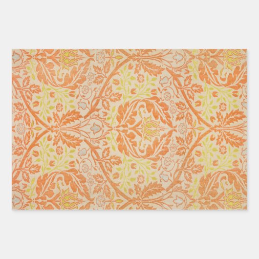 William Morris Golden Bough Tapestry Pattern Inpakpapier Vel (Voorkant)