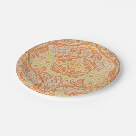 William Morris Golden Bough Tapestry Pattern Papieren Bordje (Gekanteld)