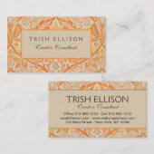 William Morris Golden Bough Tapestry Pattern Visitekaartje (Voorkant / Achterkant)