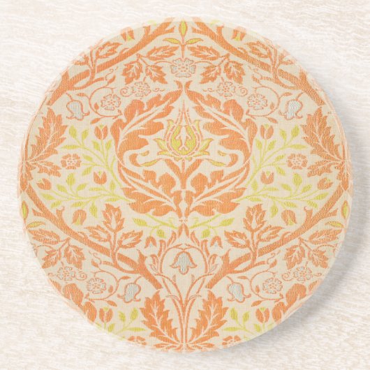 William Morris Golden Bough Tapestry Pattern Zandsteen Onderzetter (Voorkant)