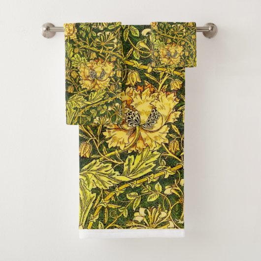 William Morris Golden de kamperfoelie Bad Handdoek (Insitu)