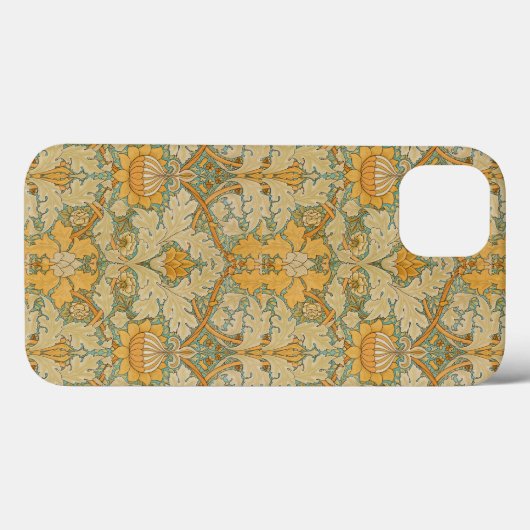 William Morris Golden Floral Design Case-Mate iPhone Case (Achterkant (horizontaal))