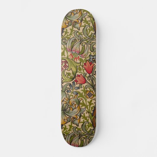 William Morris  Golden Lilly Floral Design Persoonlijk Skateboard (Voorkant)