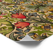 William Morris  Golden Lilly Floral Design Poster (Hoek)