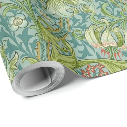 William Morris "Golden Lily" 1 Cadeaupapier (Rol Hoek)