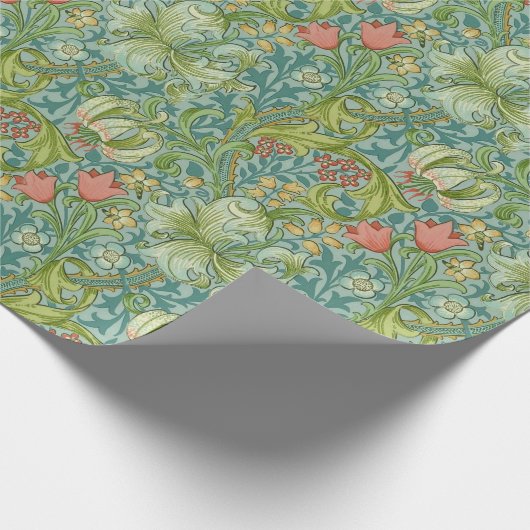 William Morris "Golden Lily" 1 Cadeaupapier (Hoek)