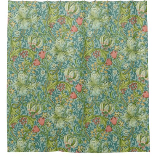 William Morris "Golden Lily" 1 Douchegordijn (Voorkant)