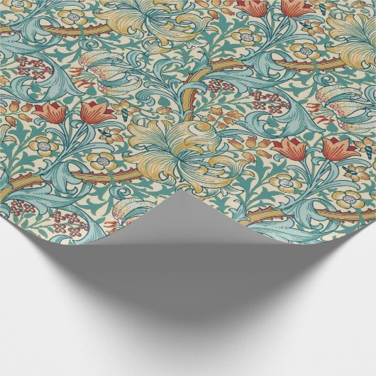 William Morris "Golden Lily" 3 Cadeaupapier (Hoek)