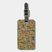 William Morris Golden Lily Antiek Bagagelabel (Voorkant verticaal)