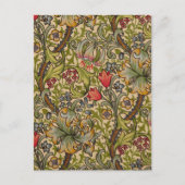 William Morris Golden Lily Antiek Briefkaart (Voorkant)