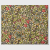 William Morris Golden Lily Antiek Cadeaupapier (Vlak)