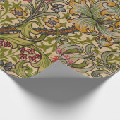 William Morris Golden Lily Antiek Cadeaupapier (Hoek)